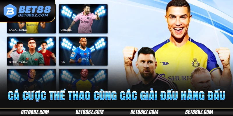 Cá cược thể thao cùng các giải đấu hàng đầu thế giới